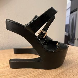 Ralph Lauren Purple Label Collection Wedge Sandal